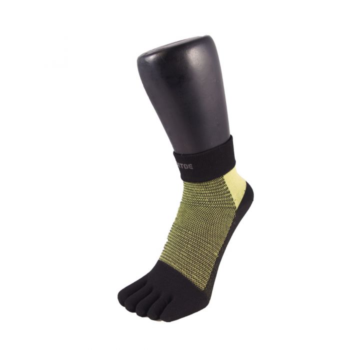  TOETOE - Sports Running Crew CoolMax Toe Socks (Black, 3.5-6) :  Sports & Outdoors