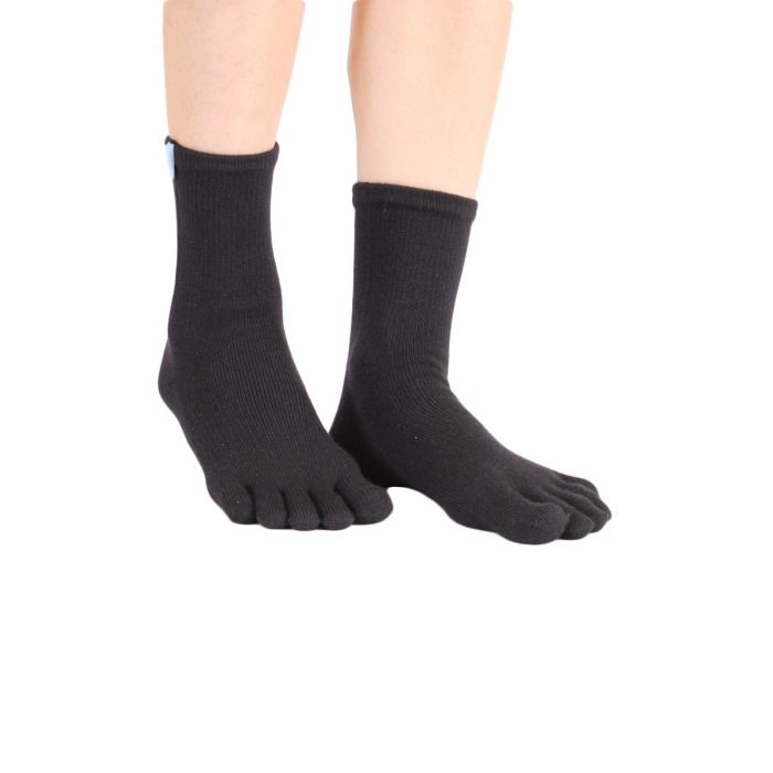 TOETOE® Socks - Running Ankle Toe Socks Black