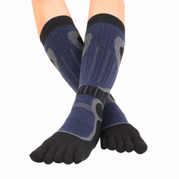 TOETOE® Socks - Ski/Snow Toe Socks Black Blue