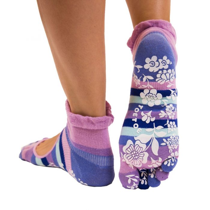 TOETOE® Socks - Anti-Slip Serene Ankle Toe Socks Pink