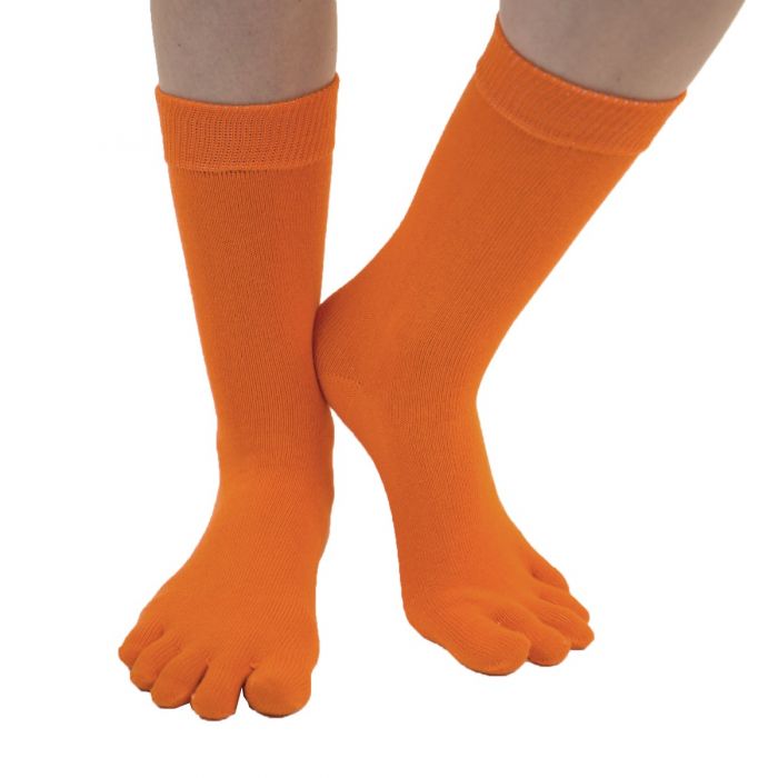 TOETOE® Socks - Mid-Calf Toe Socks Red Unisize