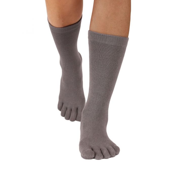 TOETOE® Socks - Mid-Calf Toe Socks Smoke Unisize