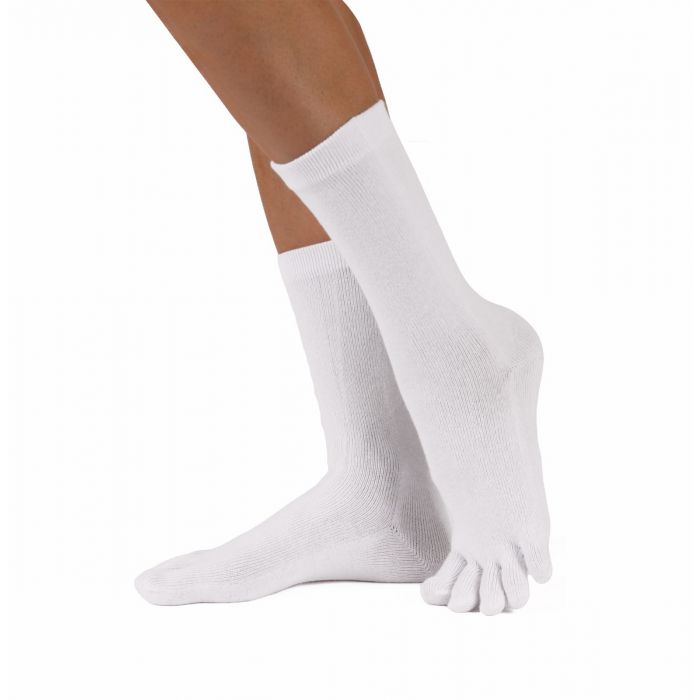 TOETOE® Socks - Mid-Calf Toe Socks White Unisize