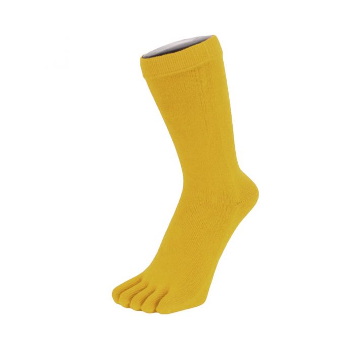 TOETOE® Socks - Mid-Calf Toe Socks Lime Green Unisize