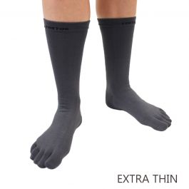 TOETOE® Socks - Men Plain Toe Socks Anthracite Thin Unisize